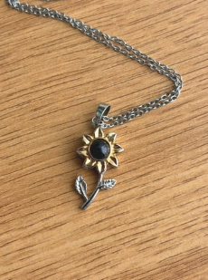 Collar girasol personalizado